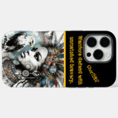 Coques Case-Mate iPhone Guerrier plumé avec un aigle royal (Verso (horizontal))