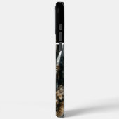 Coques Case-Mate iPhone Guerrier royal avec compagnon de lion. (Verso / Gauche)