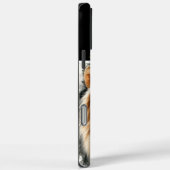 Coques Case-Mate iPhone Guerrier royal avec compagnon de lion. (Verso / Droite)