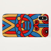 Coques Case-Mate iPhone guerrier tribal africain (Dos (Horizontal))
