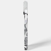 Coques Case-Mate iPhone GUERRIÈRES GOTHIQUES Imaginaire noir blanc (Verso / Gauche)