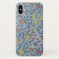 Guillaume Morris Fruit Pomegranate Blue Orament