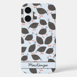Coques iPhone 16 Guinée Hen Bird Motif personnalisé