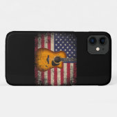 Coques Case-Mate iPhone Guitar 4th of July Venin American Flag USA - Count (Dos (Horizontal))