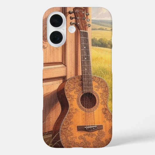 Coques Case-Mate iPhone Guitare acoustique (Verso)