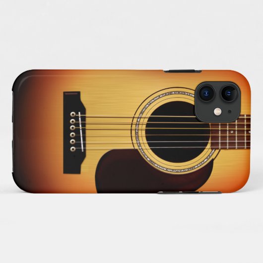 Coques Case-Mate iPhone Guitare acoustique de rayon de soleil (Dos (Horizontal))