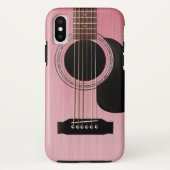 Coques Case-Mate iPhone Guitare acoustique de rose de rose (Dos)