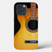 Coques Case-Mate iPhone Guitare acoustique monogramme (Verso)