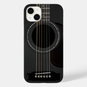 Coques Case-Mate iPhone Guitare acoustique Noir (Verso)