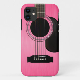 Etui iPhone Case-Mate Guitare acoustique rose
