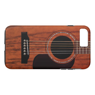 Etui iPhone Case-Mate Guitare acoustique supérieure d'acajou