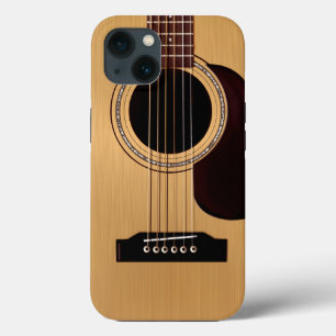 iPhone 13 Coque Guitare acoustique supérieure épicéa