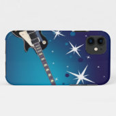 Coques Case-Mate iPhone Guitare - bleu (Dos (Horizontal))