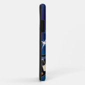 Coques Case-Mate iPhone Guitare - bleu (Dos/Droite)