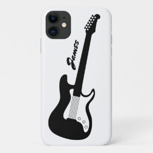Case-Mate iPhone Case Guitare de rock électrique noir et blanc