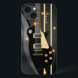 Case-Mate iPhone Case Guitare Électrique Personnalisée Avec Nom Personna<br><div class="desc">Coque iphone de guitare électrique personnalisé avec votre nom</div>