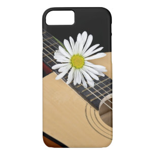Coque iPhone 8/7 Guitare et marguerite