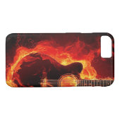Coques Case-Mate iPhone Guitare flamboyante (Dos (Horizontal))