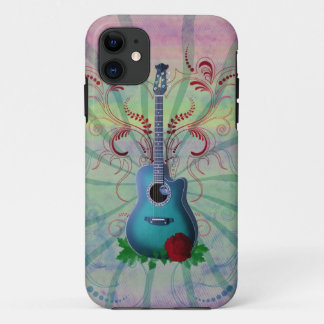 Coque Case-Mate Pour iPhone Guitare florale
