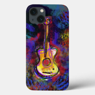 Etui iPhone 13 Guitare musicale