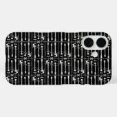 Coques Case-Mate iPhone Guitare noire (Verso (horizontal))