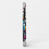 Coques Case-Mate iPhone Guitare psychédélique (Dos/Gauche)