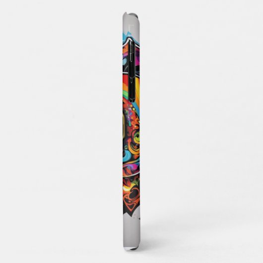 Coques Case-Mate iPhone Guitare psychédélique (Dos/Gauche)