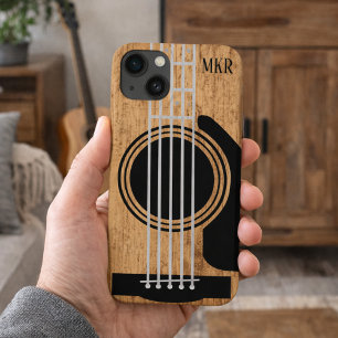 Case-Mate iPhone Case Guitare Signature Bois Vieilli