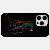 Coques Case-Mate iPhone Guitares de couleur Electric Acoustic classique ca (Verso (horizontal))