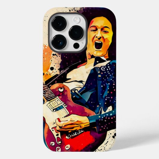 Coques Case-Mate iPhone guitariste cool (Verso)