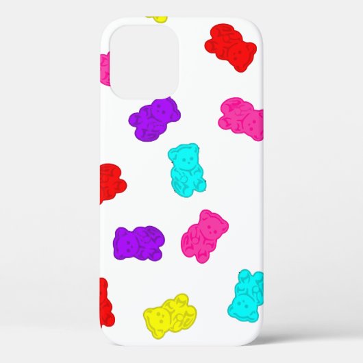 Coques Case-Mate iPhone gummy bears colorful rainbow candy (Verso)