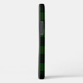 Coques Case-Mate iPhone Gunn tartan vert noir plaid (Verso / Droite)