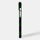 Coques Case-Mate iPhone Gunn tartan vert noir plaid (Verso / Gauche)