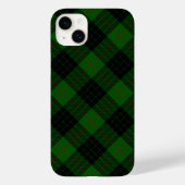 Coques Case-Mate iPhone Gunn tartan vert noir plaid (Verso)