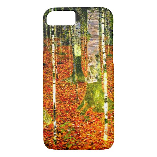 Coques Case-Mate iPhone Gustav Klimt Birch Trees (Dos)