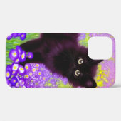 Coques Case-Mate iPhone Gustav Klimt Black Kitten (Verso (horizontal))