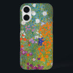 Coques iPhone 16 Gustav Klimt Fleur Jardin Cottage Nature<br><div class="desc">Un beau tableau de jardin - c'est un tableau classique de Gustav Klimt,  appelé Cottage Garden,  ou Bauergarten,  1907,  qui est un gros plan d'un jardin fleuri,  un tableau floral coloré.</div>