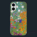 Coques iPhone 16 Gustav Klimt Fleur Jardin Cottage Nature<br><div class="desc">Un beau tableau de jardin - c'est un tableau classique de Gustav Klimt,  appelé Cottage Garden,  ou Bauergarten,  1907,  qui est un gros plan d'un jardin fleuri,  un tableau floral coloré.</div>