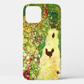 Coques Case-Mate iPhone Gustav Klimt Garden with Chickens (Verso)
