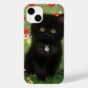 Coque Pour iPhone 14 Gustav Klimt Kitten