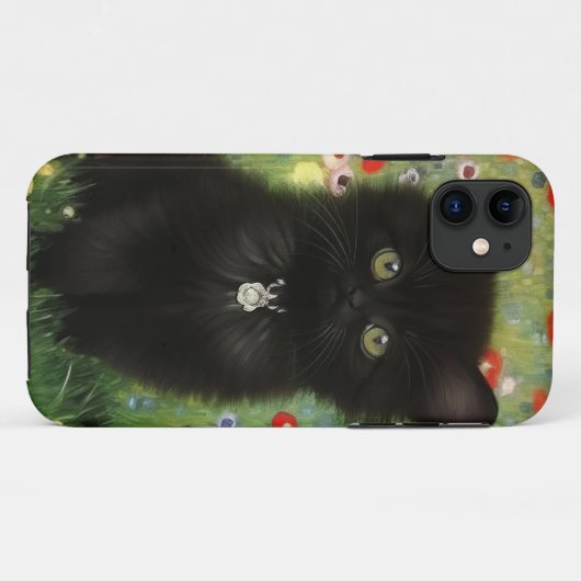 Coques Case-Mate iPhone Gustav Klimt Kitten (Dos (Horizontal))
