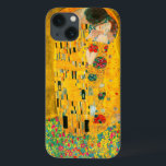 Case-Mate iPhone Case Gustav Klimt Le Baiser<br><div class="desc">coque iphone avec la peinture à l’huile de Gustav Klimt avec la feuille d’or The Kiss (1908). Un homme et une femme,  aux couleurs dorées brillantes,  embrassent et embrassent avec amour dans un champ de fleurs. Un grand cadeau pour les amateurs d'art Art Nouveau et autrichien.</div>