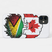 Coques Case-Mate iPhone Guyana Guyane Drapeau canadien des racines d'arbre (Dos (Horizontal))