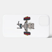Coques Case-Mate iPhone Gym Rat Poids (Verso (horizontal))