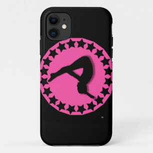 Coque iPhone 11 Gymnaste dans le rose