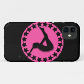 Coques Case-Mate iPhone Gymnaste dans le rose (Dos (Horizontal))