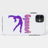 Coques Case-Mate iPhone Gymnaste Power Tumbling Purple Metallen (Dos (Horizontal))