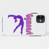 Coques Case-Mate iPhone Gymnaste Power Tumbling Purple Metallen (Dos (Horizontal))