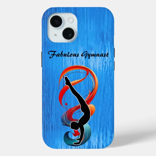 Coques Case-Mate iPhone Gymnastics Colorful Gymnast logo Personalize (Verso)