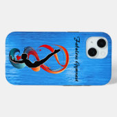 Coques Case-Mate iPhone Gymnastics Colorful Gymnast logo Personalize (Verso (horizontal))